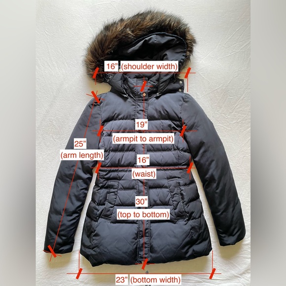 ❌Zara Navy Blue Puffer Jacket w Faux Fur Hood - Picture 6 of 6